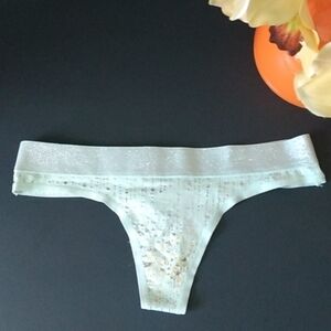 109 VICTORIA'S SECRET SPARKLE THING PANTY SIZE XS/S NWT